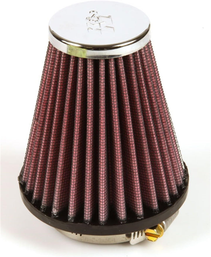 K&N RC-1200 KFZ und Motorrad Universal Chrom Filter Rot