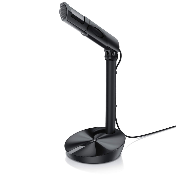 CSL - PC Standmikrofon, USB Mikrofon, Kompatibel mit PC, Mac, Smartphone, Professionelles USB Mikrof