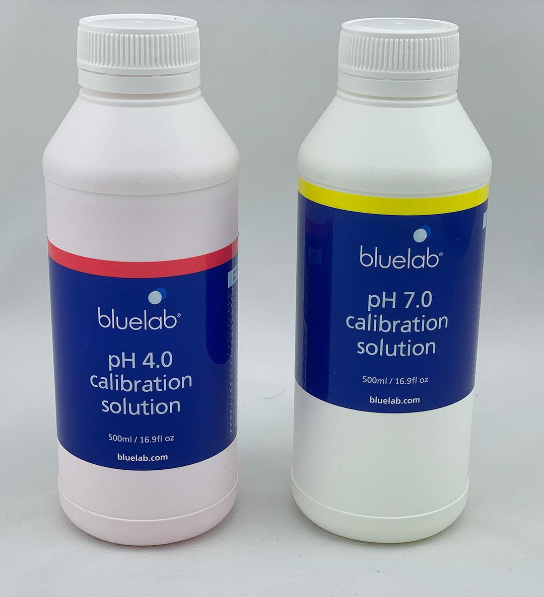 Bluelab pH 4.0 + 7.0 500ml Eich-Flüssigkeit Kalibrier-Lösung für Mess-Geräte pH-Elektroden Puffer-Ki