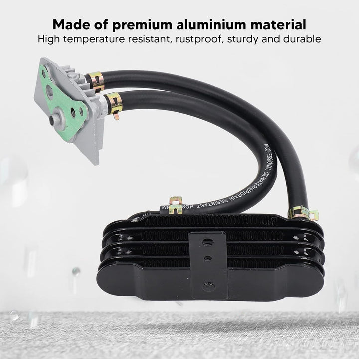 Getriebeölkühler, Motorrad Ölkühler Metall-Motorgetriebekühler, der Schnell Abkühlt Für 50‑150 Cc Cu