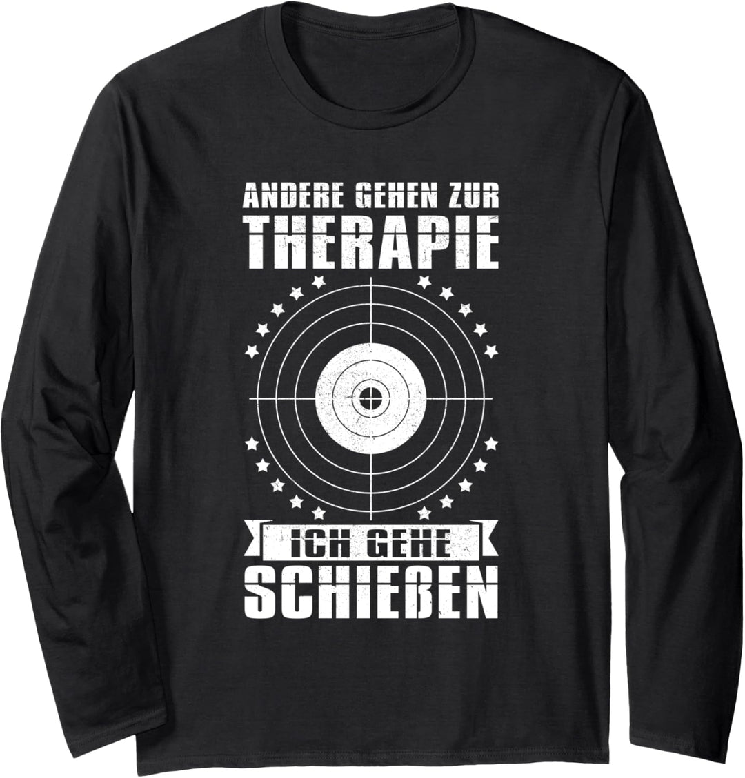 Sportschiessen Sportschütze Schiesssport Präzision Langarmshirt