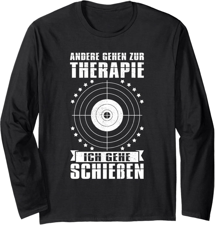 Sportschiessen Sportschütze Schiesssport Präzision Langarmshirt