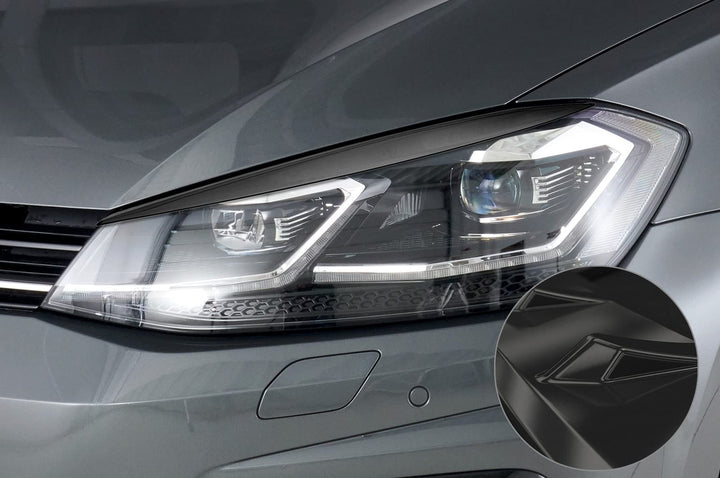 CSR-Automotive Scheinwerferblenden Kompatibel mit/Ersatz für VW Golf 7 (Typ AU) SB304-G