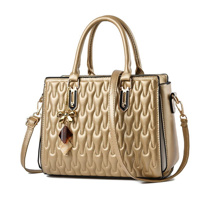 NICOLE & DORIS Handtasche für Frauen Elegante Henkeltasche Damen Mode Schultertaschen PU Leder Umhän