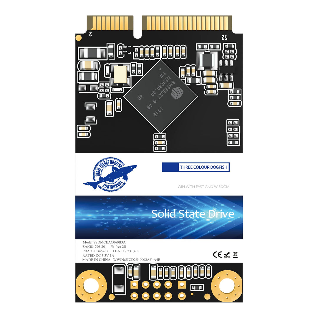 Dogfish SSD MSATA 500GB Solid State Drive Ngff Internen Desktop Computer 6Gb/s High Performance Fest