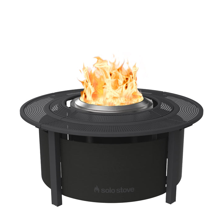 Solo Stove Surround Feuerstellentisch mit Hitzeschutz, Klein | Erhöhung und Aufbewahrung für Ranger