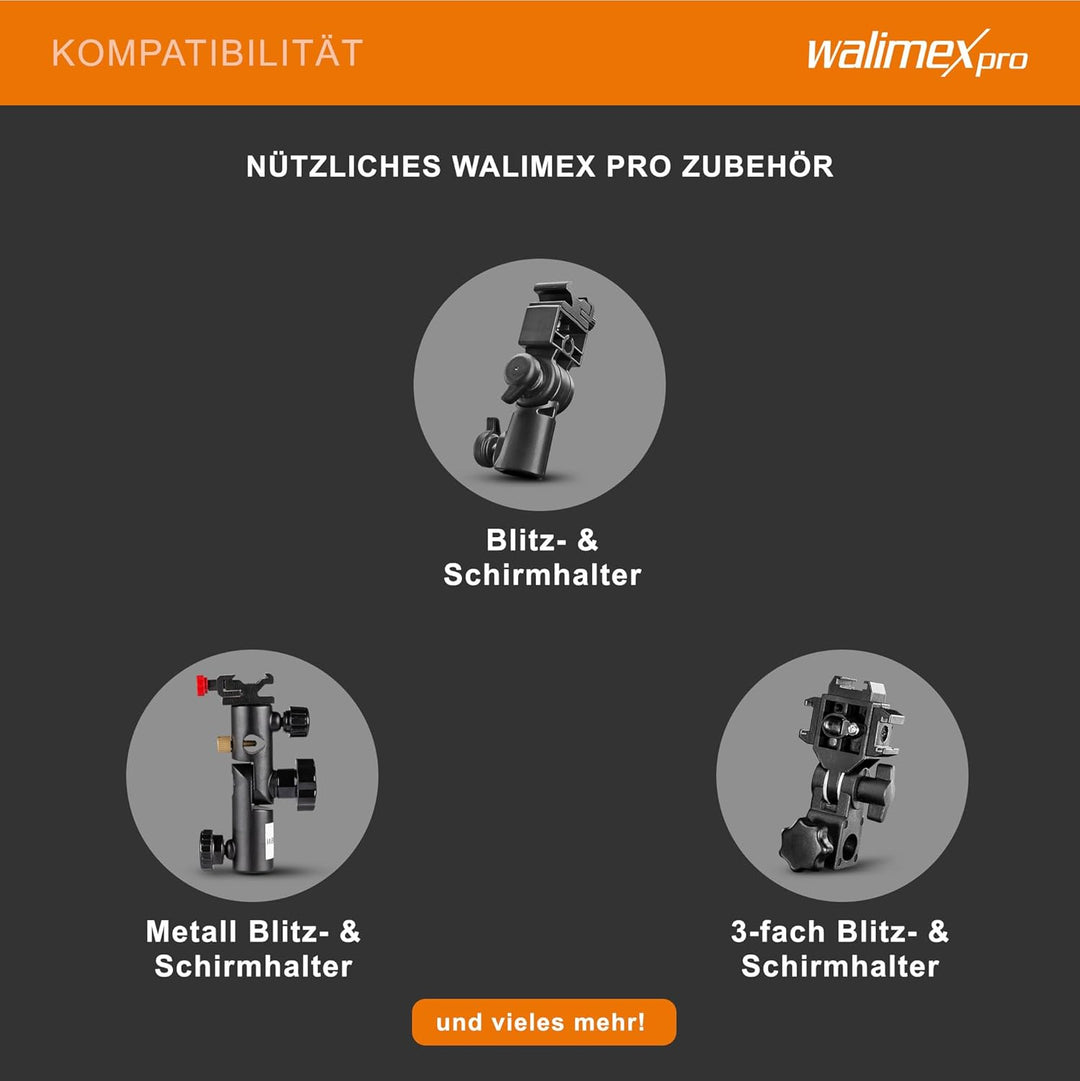 walimex pro 2in1 Reflex- Durchlichtschirm weiss 150 150cm Single, 150cm Single
