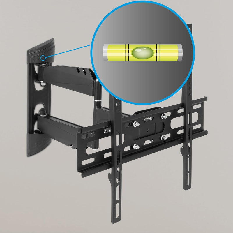 TechniSat TECHNIMOUNT Flex Easy - vollbeweglicher TV Wandhalter mit Gelenkarm, Belastung bis 25 kg