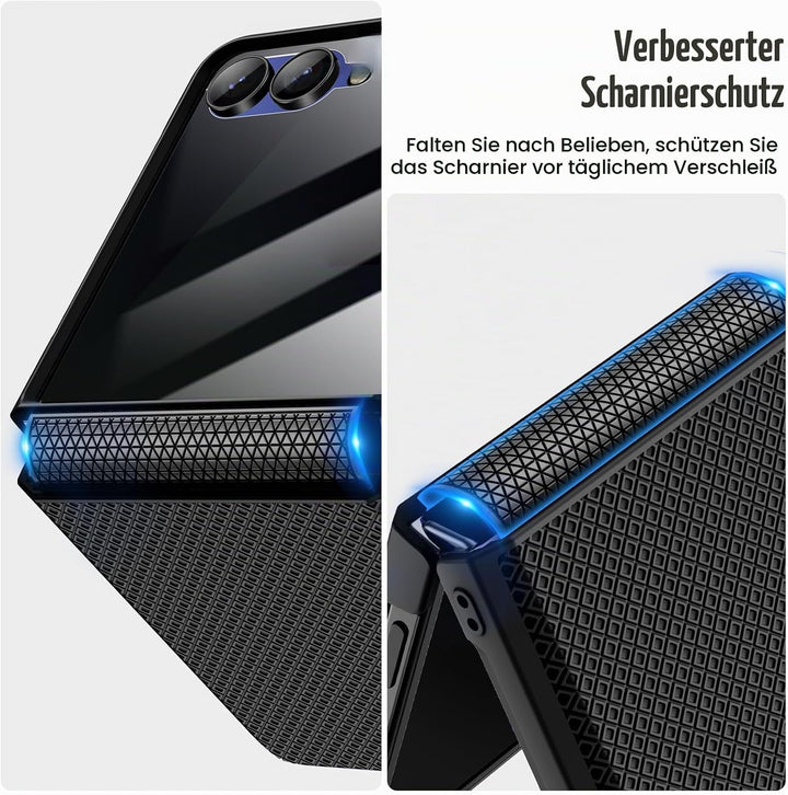 Doeshine für Samsung Galaxy Z Flip 7 Hülle [Not für Flip 7 FE] mit Scharnierschutz &amp; Privacy Screen