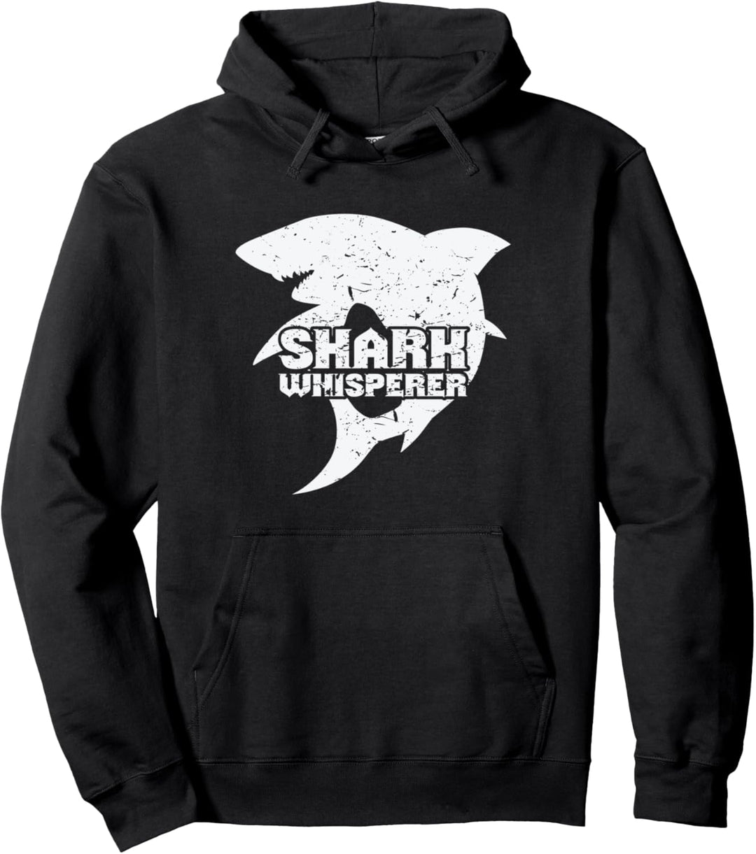 Shark Whisperer I Hai Fisch Flossen Meerestier-Design Pullover Hoodie