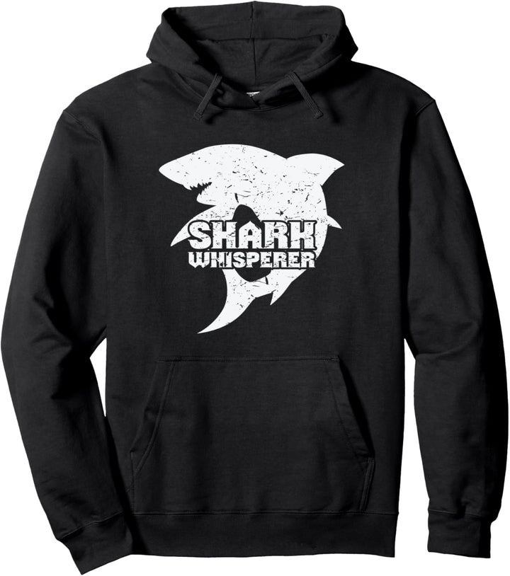 Shark Whisperer I Hai Fisch Flossen Meerestier-Design Pullover Hoodie