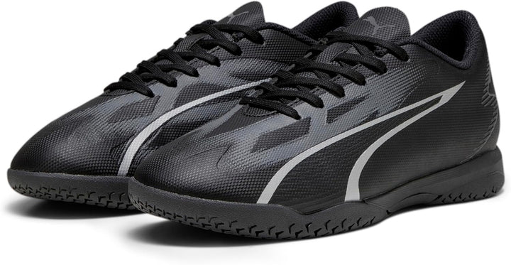 PUMA Unisex Kinder Ultra Play It Jr Fussballschuh, 28 EU Puma Black Asphalt