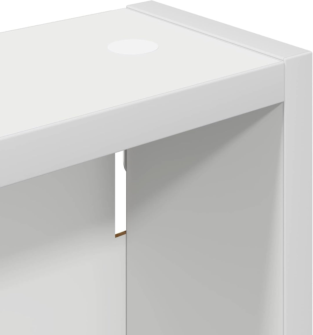 vidaXL Badezimmer-Wandschrank Weiss 20 x 10 x 50 cm Holzwerkstoff, Moderner Badschrank, rechteckiges