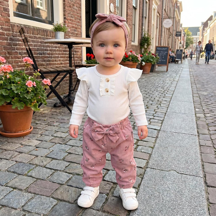Baby Mädchen Kleidung Set 9-12 Monate Rosa, 9-12 Monate Rosa