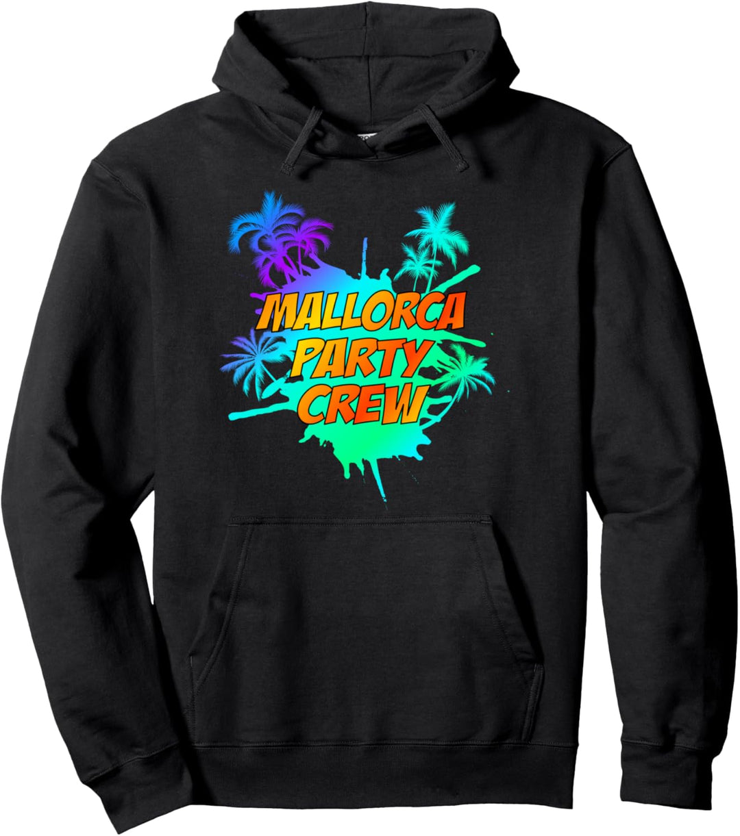 Mallorca Party Crew Palmen Urlaub Pullover Hoodie