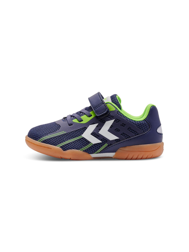 hummel Klettverschluss Multisport Shoe Root Elite Handball Kinder Grösse 28 EU Spectrum Blue, 28 EU