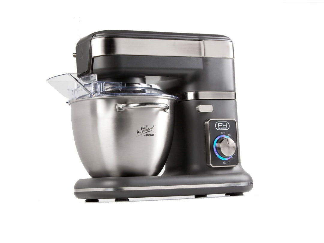 Domo Küchenmaschine DO9070KR Edelstahl 4,5 l, Grau