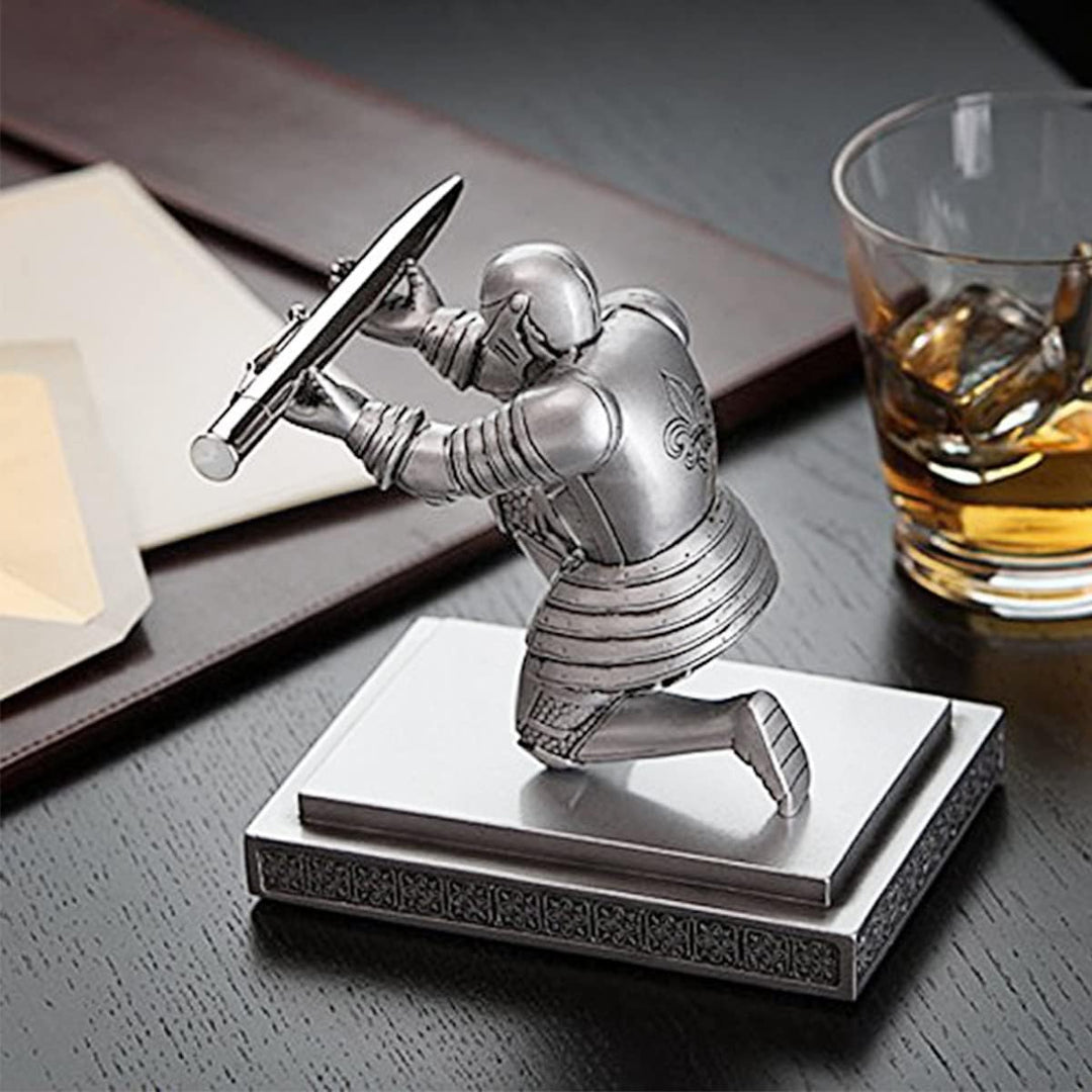 PORRASSO Stifthalter Creative Executive Cavalier Stationäre Pen Holder Desktop Feine Dekoration Büro