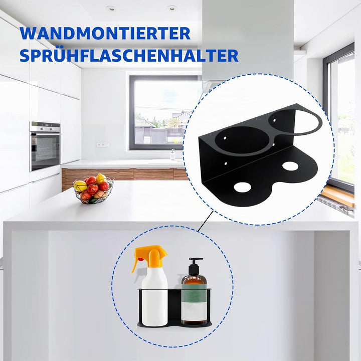 Spraydosenhalter Sprühdosenhalter Metall Dosenhalter für Sprühflaschen, Werkstatt Zubehör Sprühflasc