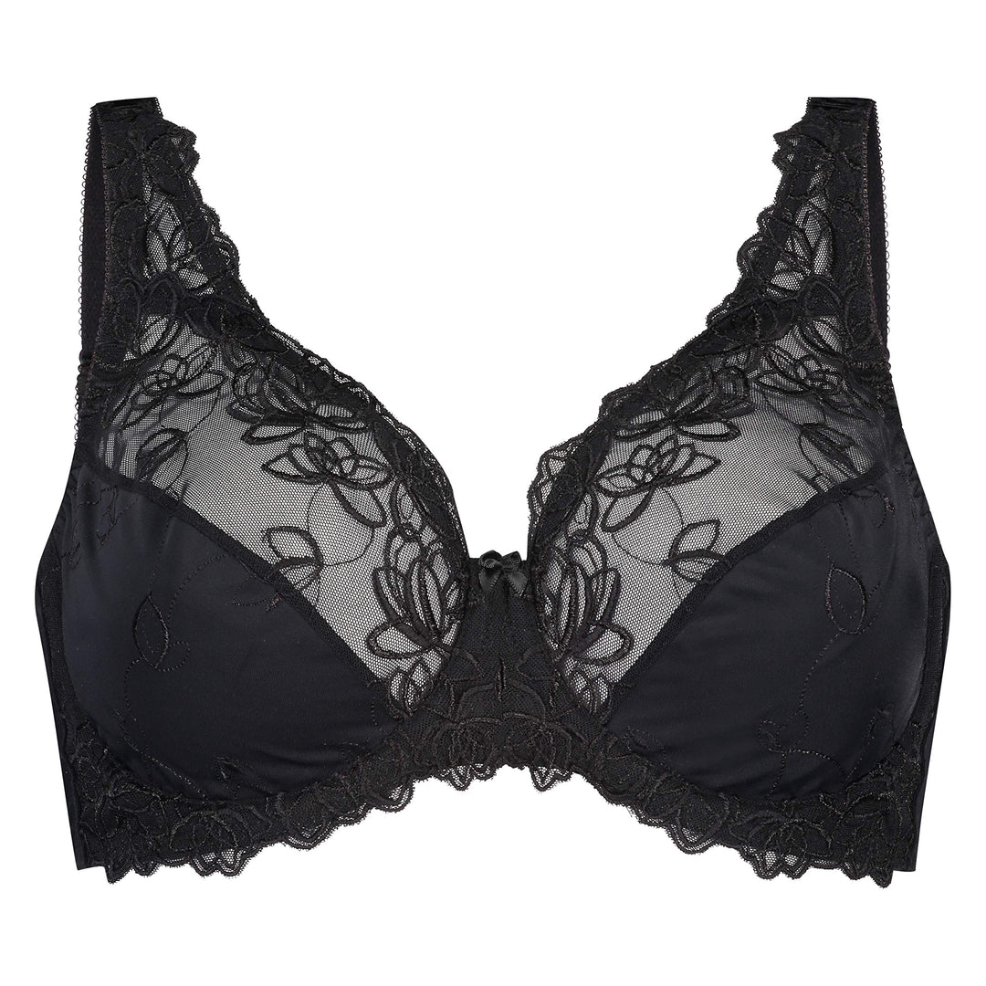 HUNKEMÖLLER Damen Mature BH 80E Schwarz, 80E Schwarz