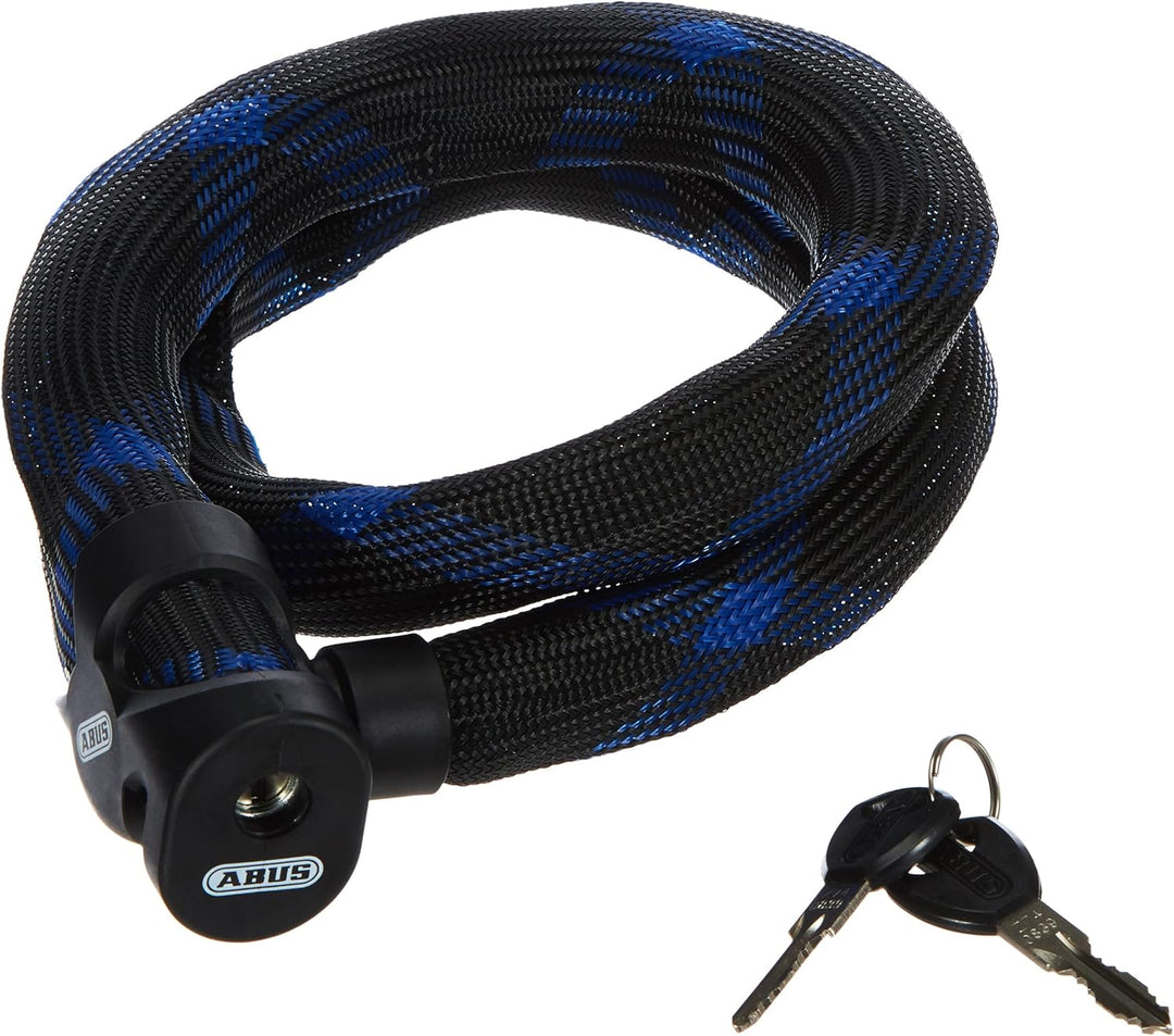 ABUS Kettenschloss Steel-O-Chain 8807K – Flexibles Fahrradschloss aus gehärtetem Stahl – ABUS-Sicher