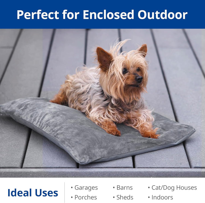 Heizdecke Katze Outdoor, weiches Heizdecke Hund mit Schlauchwickel Kabel, Heizmatte für Katzen und H