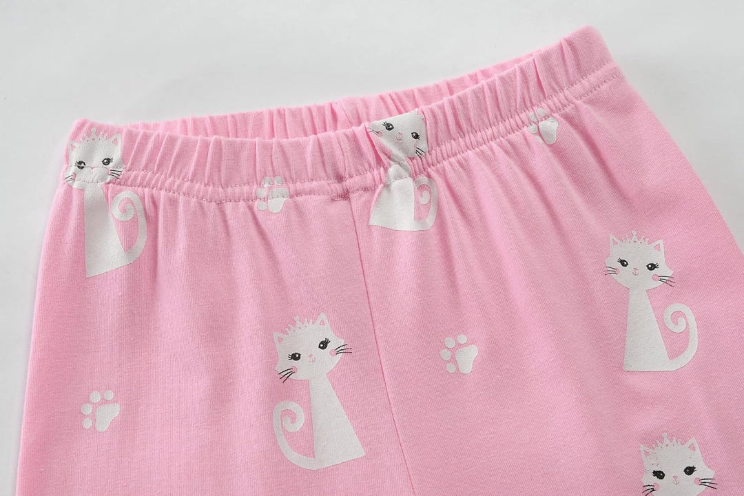 EULLA Kinder Schlafanzüge Mädchen Langarm Winter Pyjama Set Baumwolle Meerjungfrau Einhorn Prinzessi