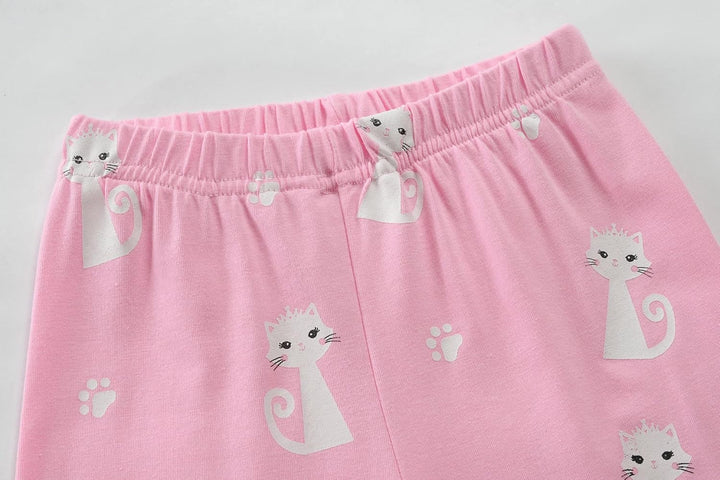 EULLA Kinder Schlafanzüge Mädchen Langarm Winter Pyjama Set Baumwolle Meerjungfrau Einhorn Prinzessi