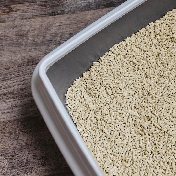 Cat&Rina Tofu Katzenstreu, 5,5 l, pflanzliches klumpendes Katzenstreu, bis zu 30 Tage Nutzung, Entso