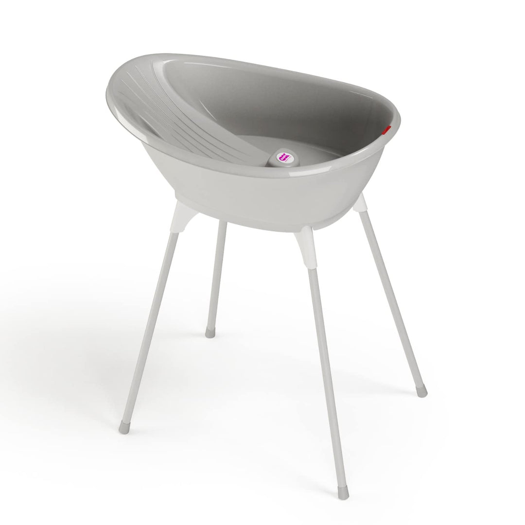 OKBABY Bella Kit mit Halterung, gemütliche Badewanne für Neugeborene und Babys von 0-12 Monate - Gra