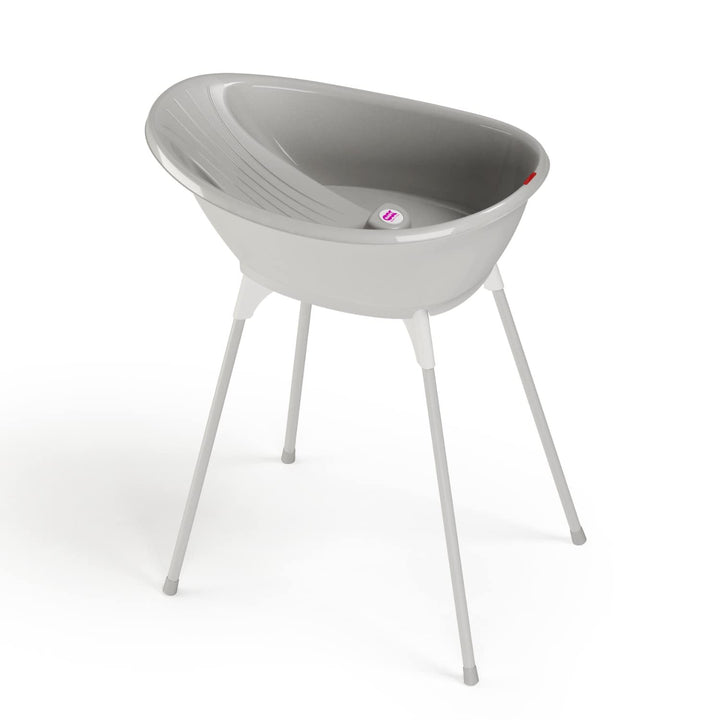 OKBABY Bella Kit mit Halterung, gemütliche Badewanne für Neugeborene und Babys von 0-12 Monate - Gra