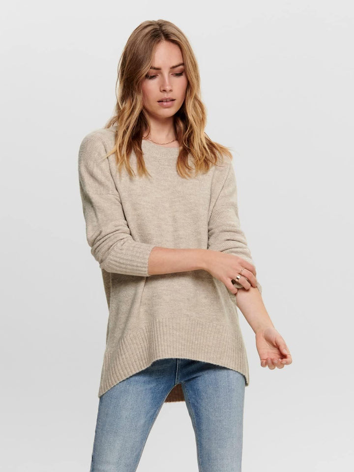 ONLY Female Strickpullover Detailreicher Strickpullover XS Nomad/Detail:w. Melange, XS Nomad/Detail: