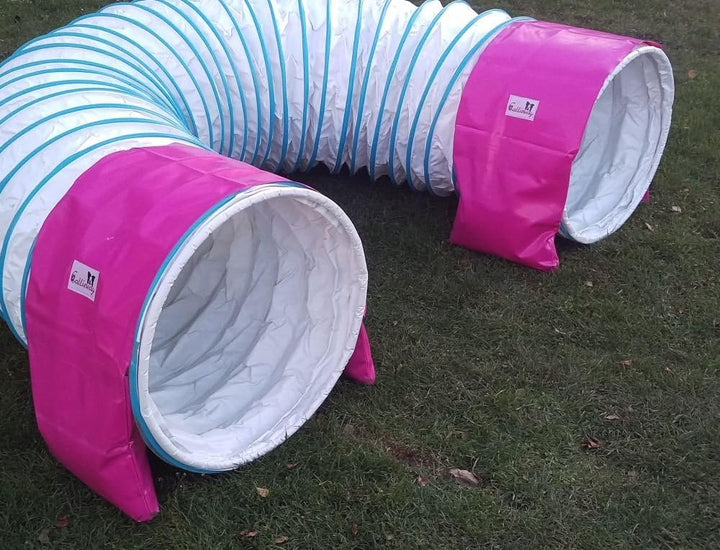 Callieway Agility Tunnel Stützsandsäcke (2er Pack) Standard - org (Magenta 2X), Magenta 2x