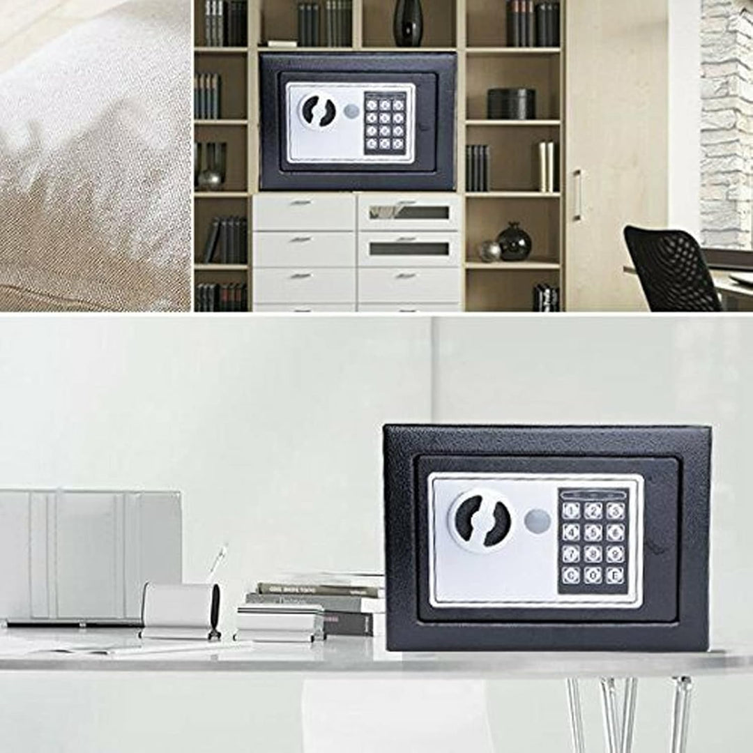 Möbeltresor Safe Elektronikschloss Tresor mit zahlenschloss & 2 Schlüssel Wandtresor Klein Elektroni