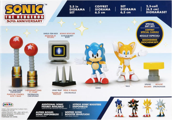 Sonic The Hedgehog 2.5 Inch Figuren, Mehrfarbig, 10 x 2.75 x 7 inches