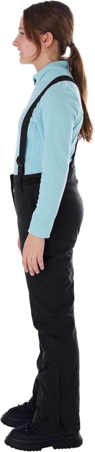 Killtec Mädchen Funktionshose/Skihose mit abzippbaren Latz, Schneefang und Kantenschutz Ksw 77 Grls