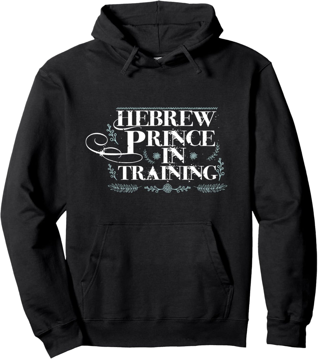 Hebrew Israelit Prince in Training Bibel Torah Geschenk Pullover Hoodie
