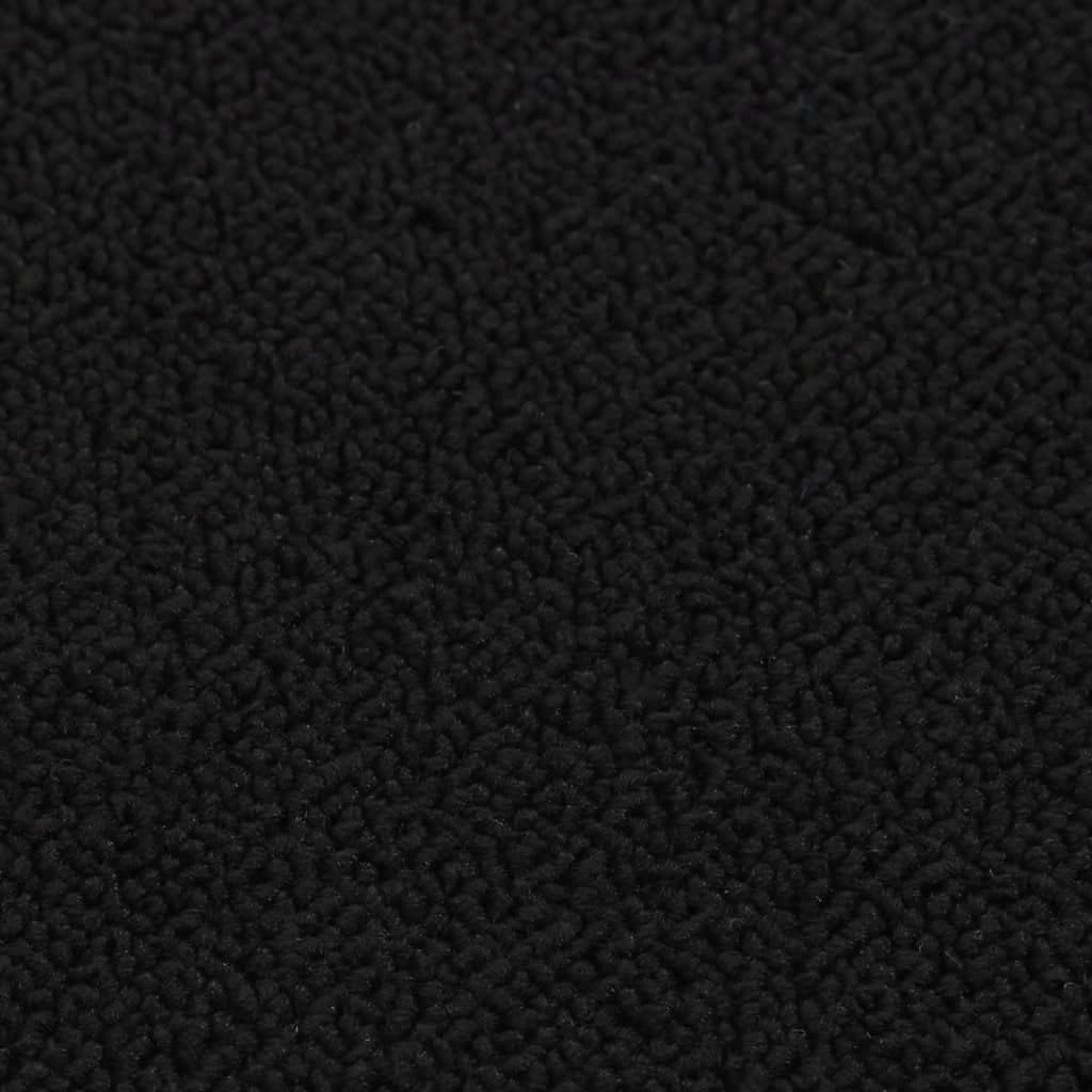 homiuse Antirutsch Stufenmatten 15 STK. 75x20 cm Schwarz Rechteckig Treppenstufen Matten Modern Stuf