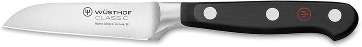 WÜSTHOF Classic Gemüsemesser 8 cm, Schwarz 8 cm Gemüsemesser, 8 cm Gemüsemesser