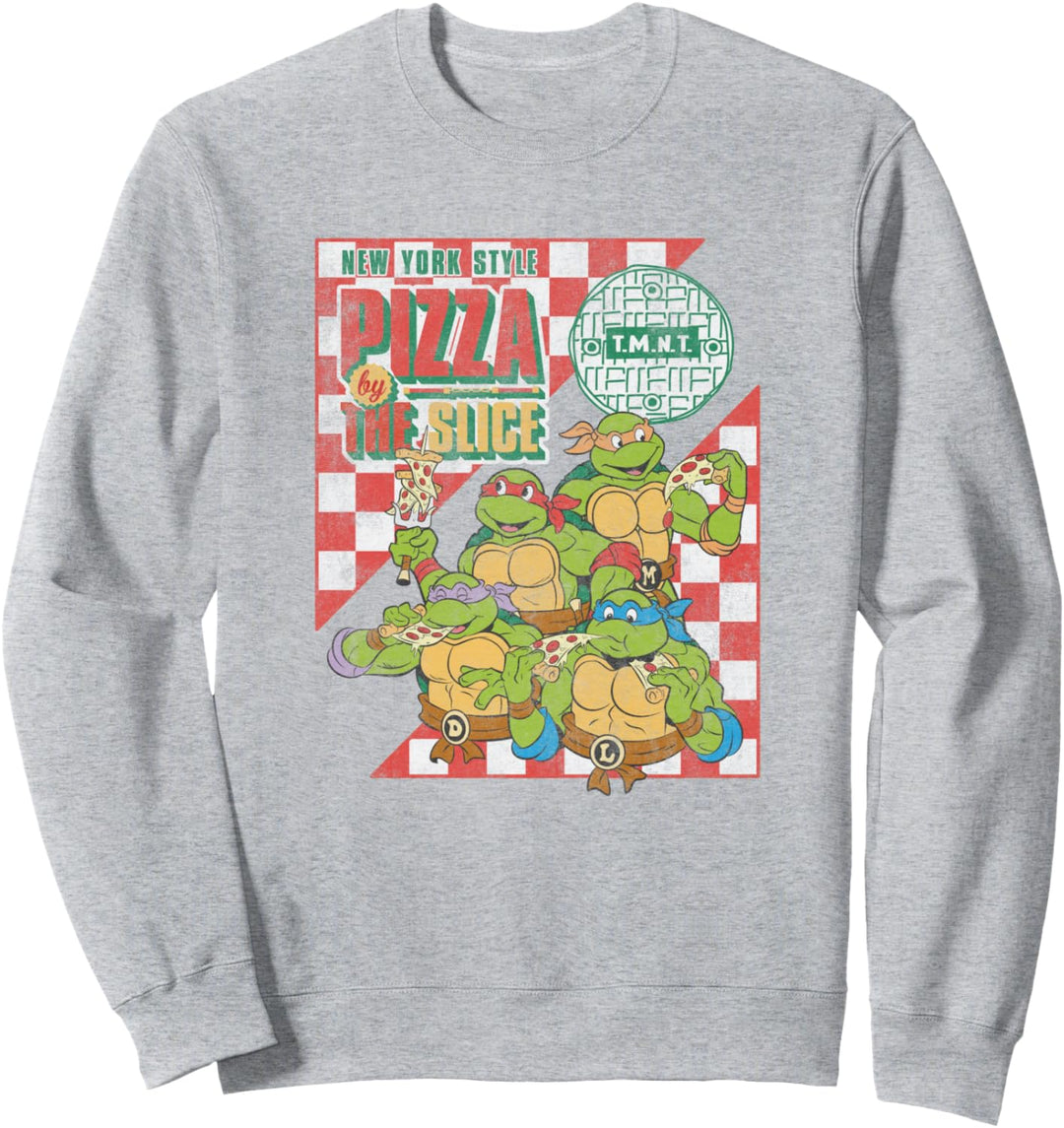 Teenage Mutant Ninja Turtles Pizza By The Slice Vintage Logo Sweatshirt