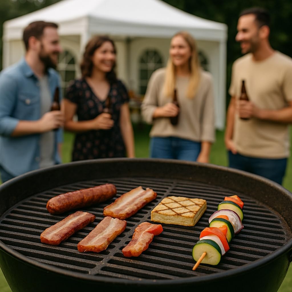 Gusseisen Grillrost rund Ø 45 cm massiv Kugelgrill und Rundgrill Ø 45 x 0.9 cm, Ø 45 x 0.9 cm