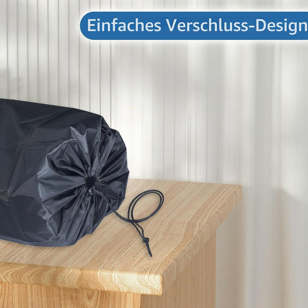 2 Stück 24 x 116 Zoll grossen Teppich Lagerung Taschen schwarz Umzug Tasche gerollt Oxford-Gewebe fü