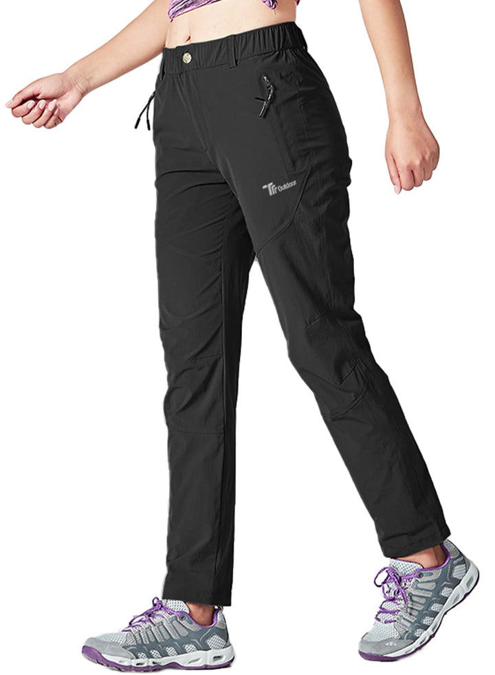 YSENTO Damen Wanderhose Outdoorhose Wasserdicht Schnelltrockend Stretch Trekkinghose Funktionshose m