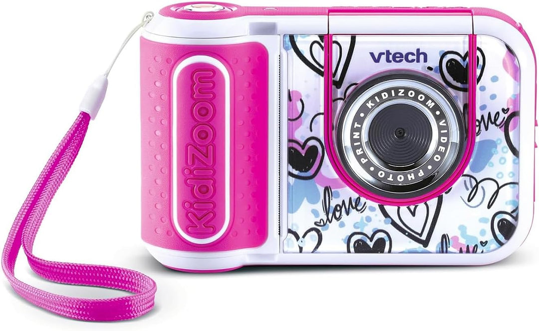 VTech Kidizoom Printcam Rosa, Kamera für Kinder mit 40+ Spezialeffekten, Sofortkamera für Kinder, Th