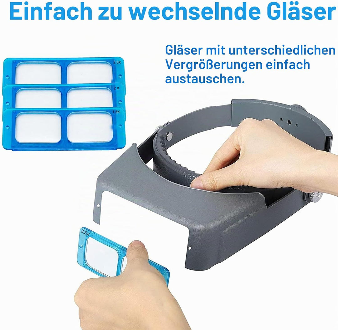 Headband Magnifier Glasses 30*20*5, 30*20*5