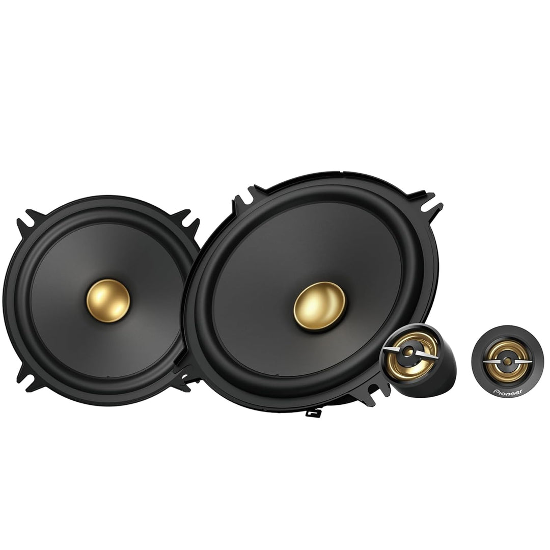Pioneer TS-A1301C 13 cm 2-Weg-Komponentenlautsprecher Set mit 2 Lautsprechern (je 300 W max., 50 W S