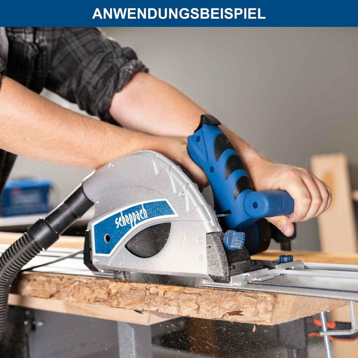 Scheppach Führungsschiene 1400 mm für Tauchsäge 55/75 (für präzise und ausrissfreie Schnitte, gerade