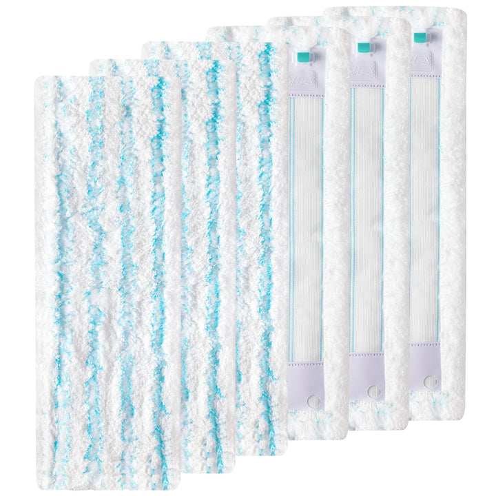 6 Stück Wischbezüge für Leifheit Profi XL Cotton Plus / Profi XL Micro Duo Vollstiel Bodenwischer, 2