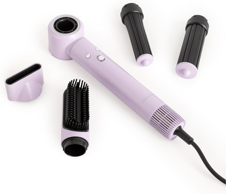 CREATE/ION STYLER PRO / 5-in-1-Ionen-Lufttrockner und Stylingbürste Violett/DC Brushless Motor, 3 Ge