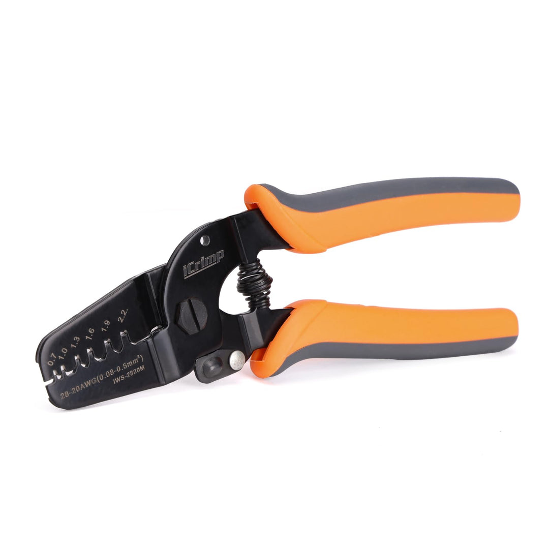 iCrimp IWS-2820M Mini-Crimpwerkzeuge, Crimpzange mit Open Barrel Funktioniert, Krimpzange mit 0,08-0